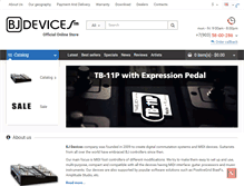 Tablet Screenshot of bjdevices.com